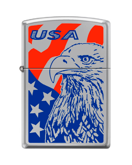 USA Eagle Flag High Polish Chrome | 02391