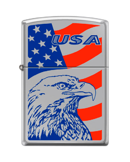 USA Eagle Flag High Polish Chrome | 02392