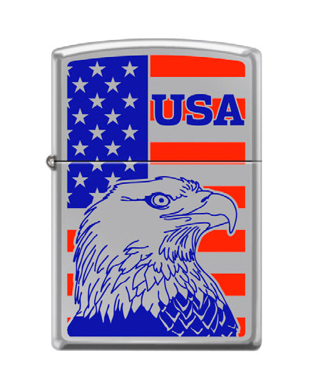 USA Eagle Flag High Polish Chrome | 03483