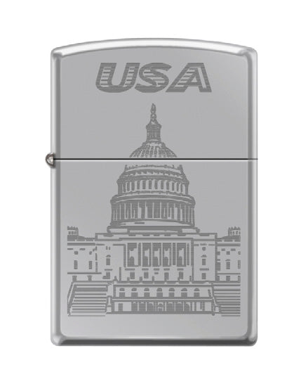 USA Old Capitol Etch High Polish Chrome | 03540