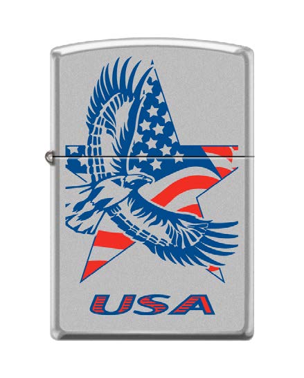 USA Eagle Star Flag High Polish Chrome | 32875