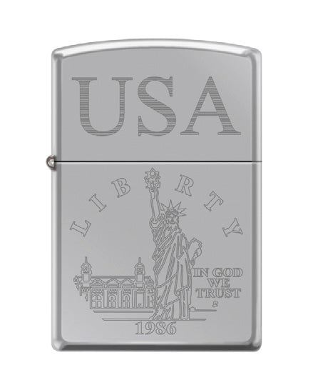 USA Statue of Liberty Ellis 1986 High Polish Chrome | 34173