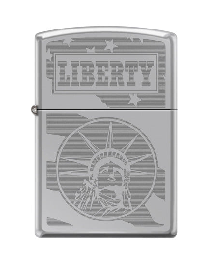 Statue of Liberty Circle Flag High Polish Chrome | 38906