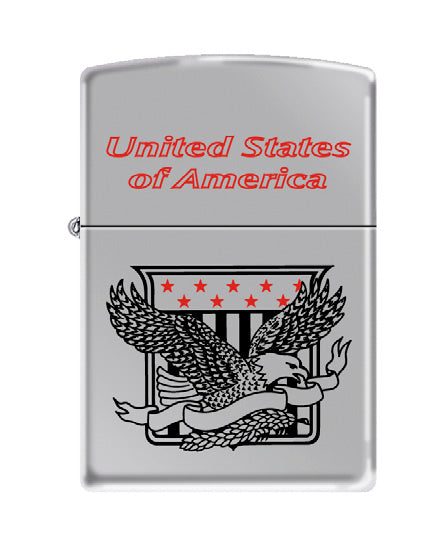 USofA Eagle Shield High Polish Chrome | 45246