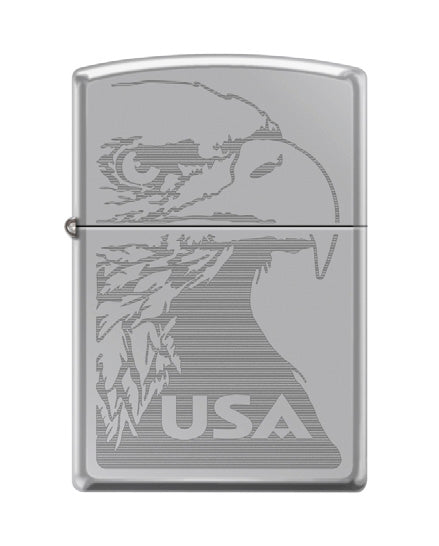 USA Eagle Head High Polish Chrome | 48005