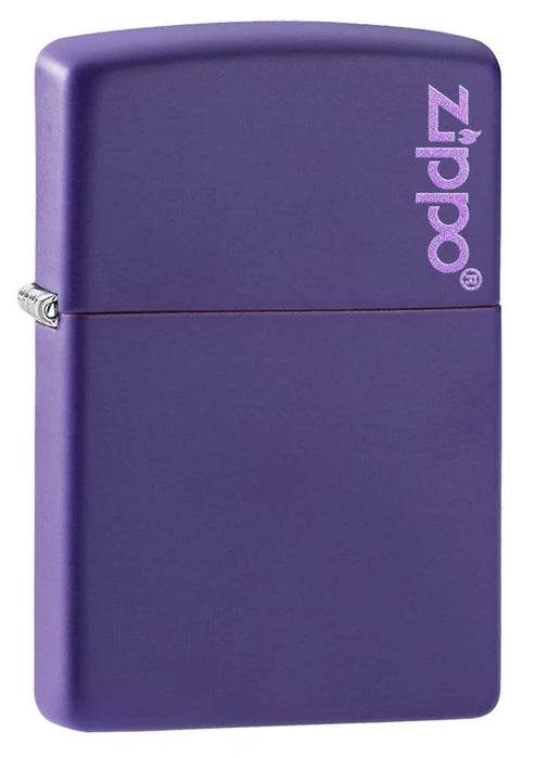 Classic Purple Matte Zippo Logo | SKU: 237ZL