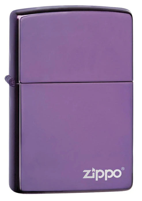 Classic High Polish Purple Zippo Logo | SKU: 24747ZL