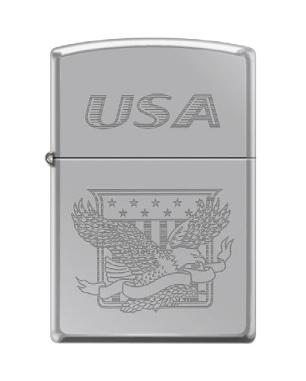 USA Eagle Shield High Polish Chrome | 72799