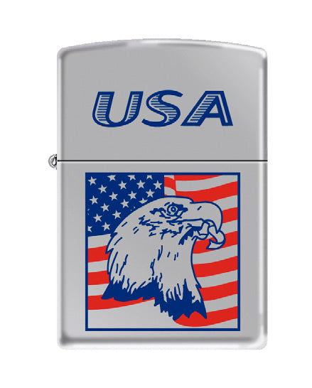 USA Eagle Flag High Polish Chrome | 73366