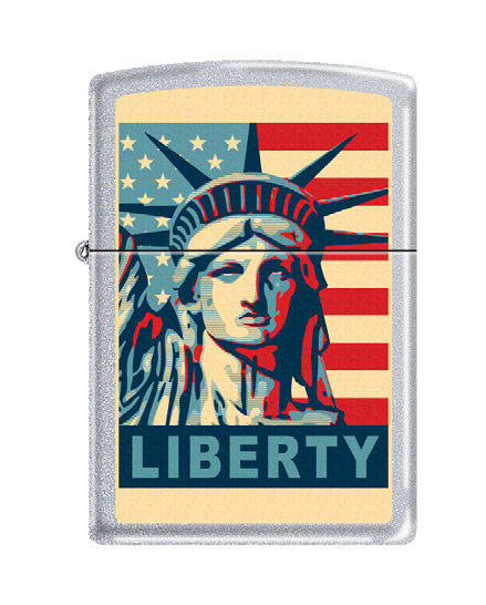 Statue of Liberty Flag High Polish Chrome | 74147