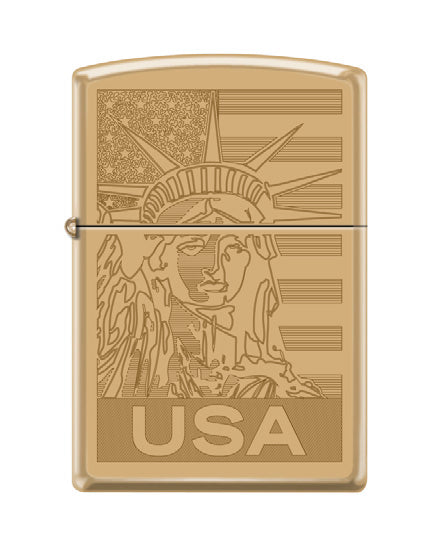Statue of Liberty Head High Polish Brass | 74765