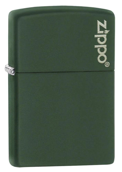 Classic Green Matte Zippo Logo | SKU: 221ZL