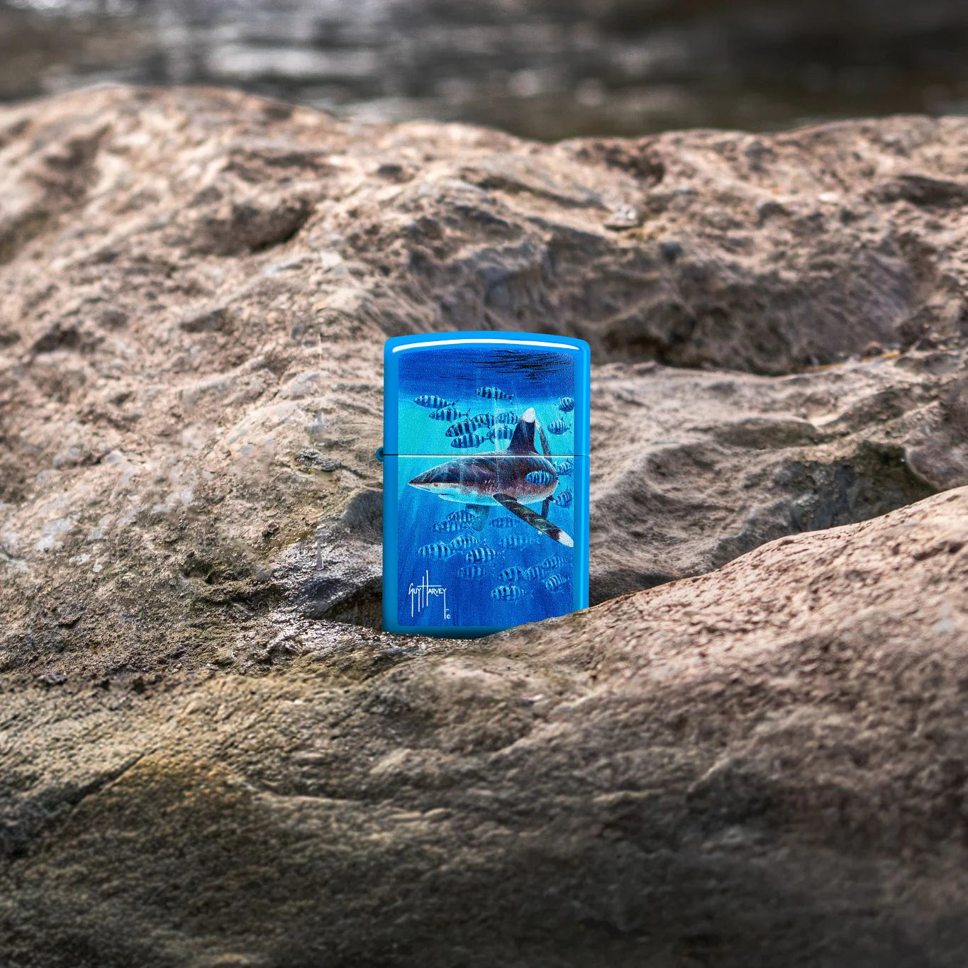 Guy Harvey Co-Pilot Design | SKU:47104 – Diaspora Zippo