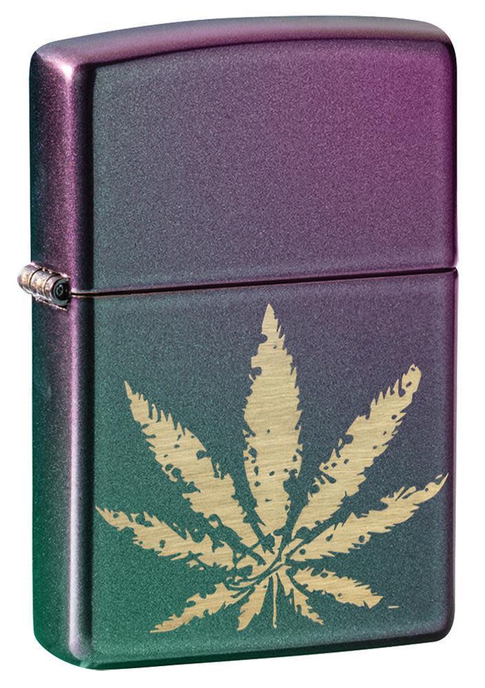 Iridescent Marijuana Leaf | SKU: 49185