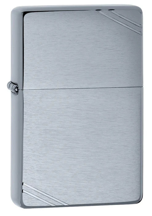 Brushed Chrome Vintage with Slashes | SKU: 230