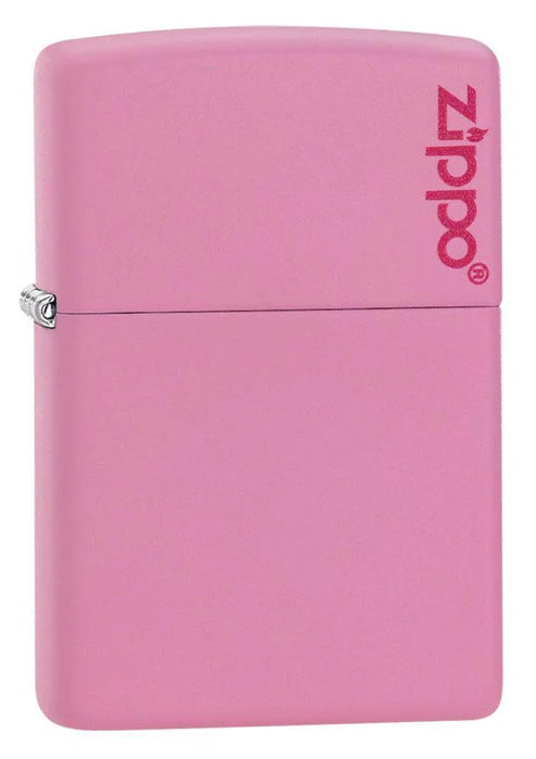 Classic Pink Matte Zippo Logo | SKU: 238ZL