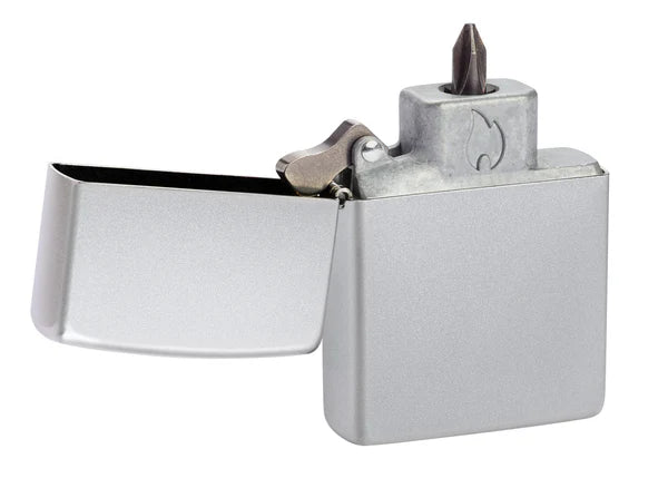 Bit Safe Screwdriver with Satin Chrome Case | SKU:40701