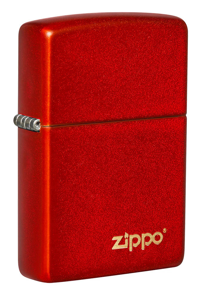 Classic Metallic Red Zippo Logo | SKU: 49475ZL