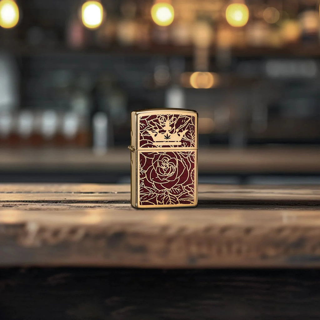 Queen of Bud Passionate Rose and Crown Design | SKU:47108