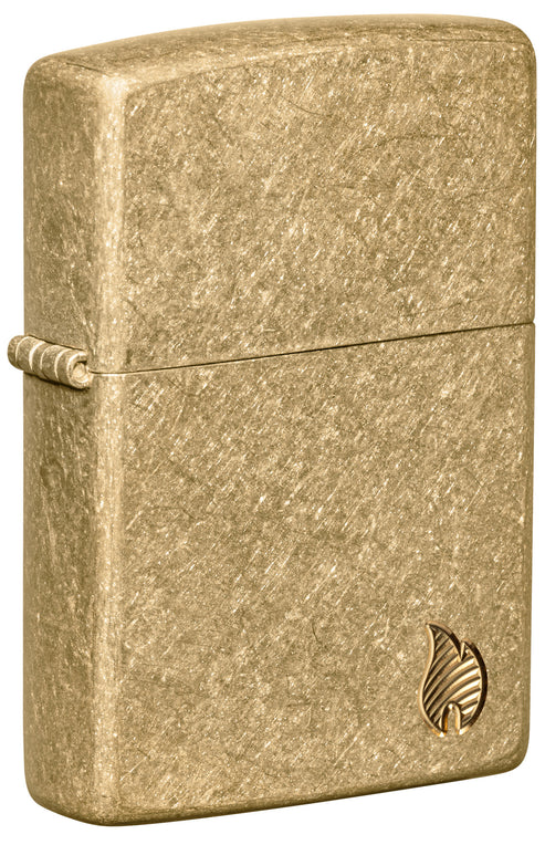 Armor® Tumbled Brass Flame Design | SKU: 46398