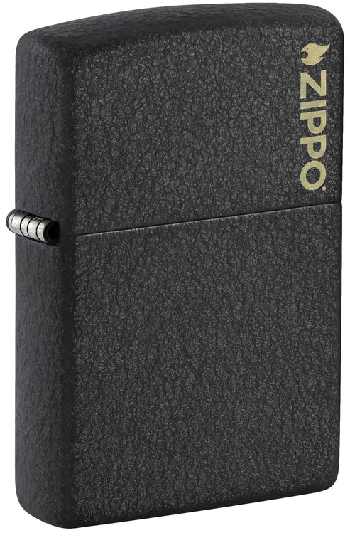 Classic Black Crackle® Zippo Logo | SKU: 236ZL