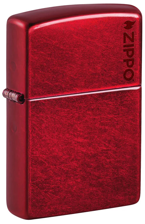 Classic Candy Apple Red Zippo Logo | SKU: 21063ZL
